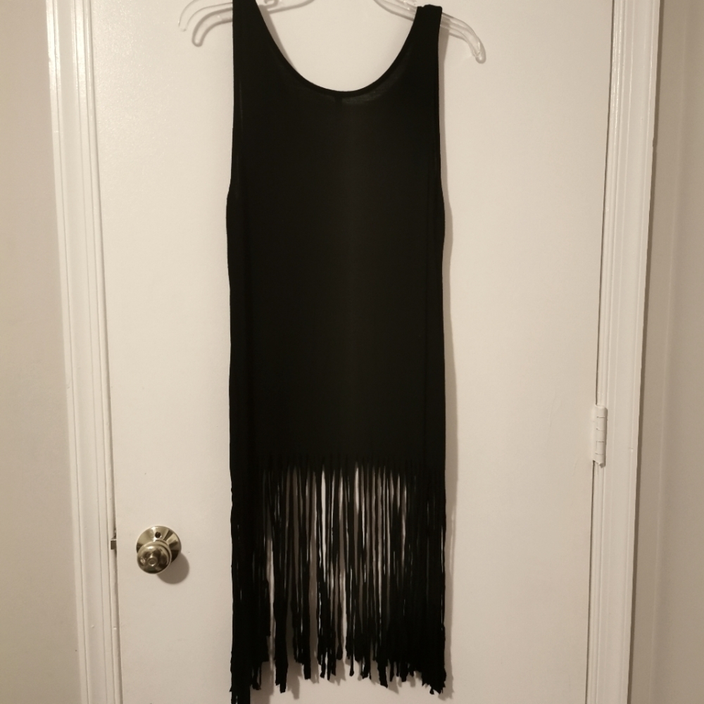 Love Culture cross fringed tank top, L - Picture 5 of 5